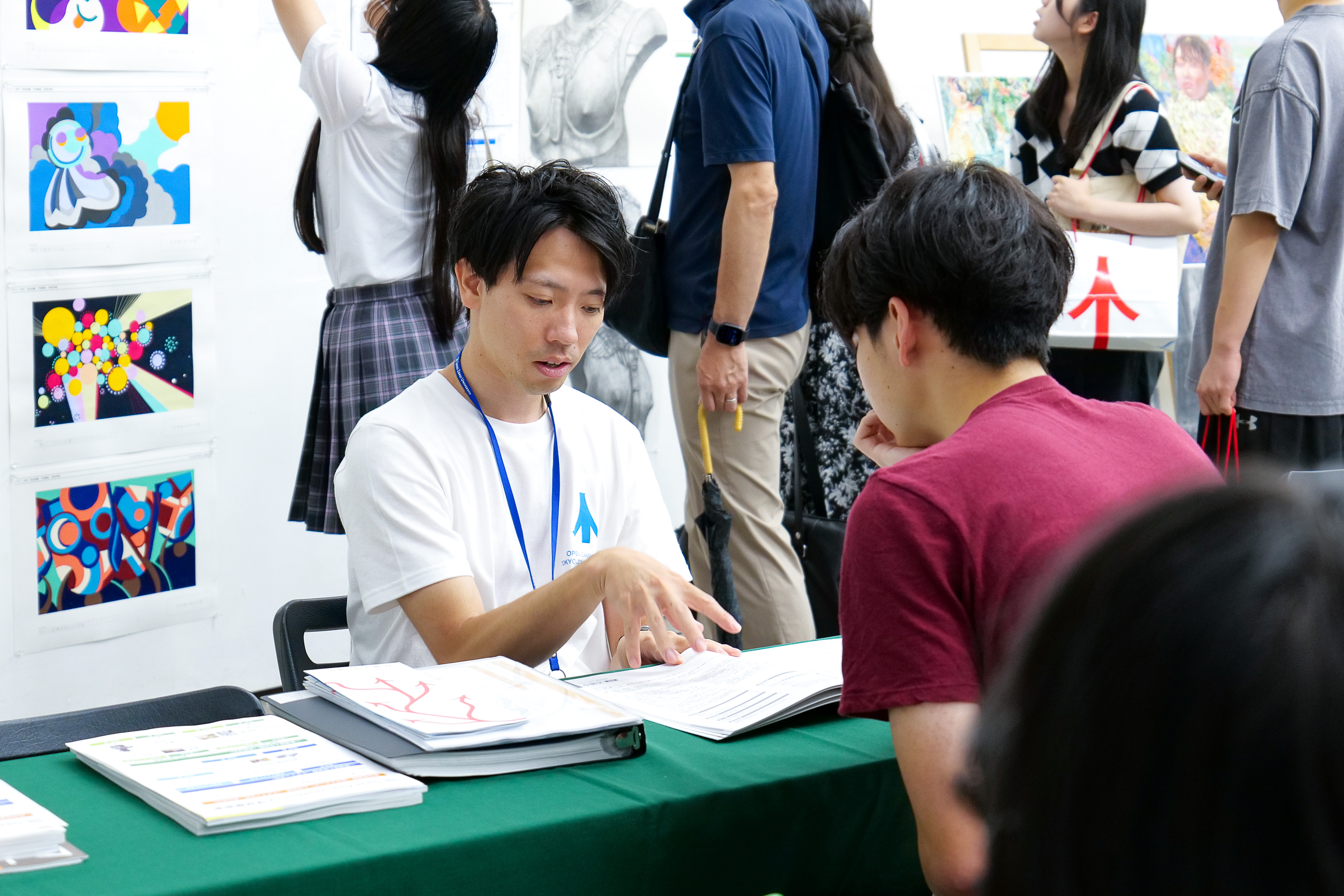 学生生活相談の様子