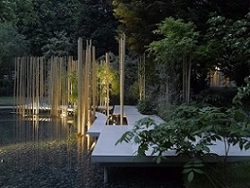 Garden in Silver Moonlight2