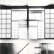 「銀舎」内観。銀色の素材により壁と天井を抽象化し、ニュートラルな建築空間を構成。