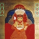 日本画作品「クマリ -The Living Goddess- 〔ネパール〕」　（F50号）