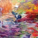 「色彩のドローイング2」 2014年 182×227cm アクリル・カーボランダム・綿布 （個人蔵）
